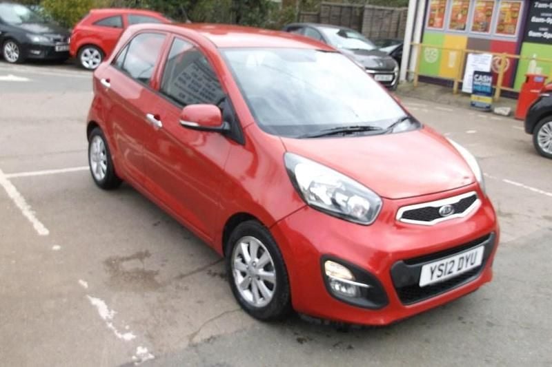 Used Kia Picanto 68 HP (50 kW) 2012 Red Hatchback