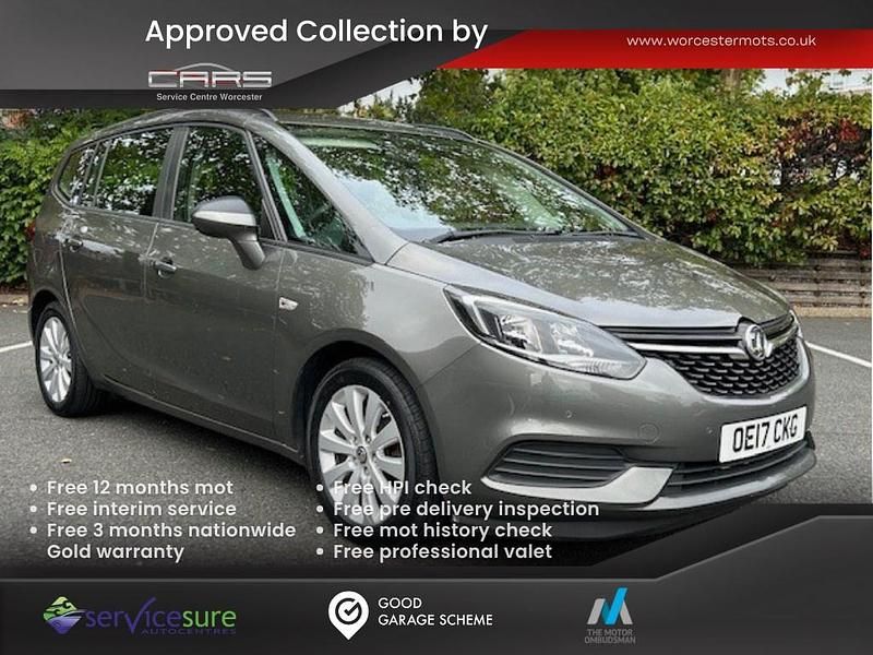 Grey Used 2017 Vauxhall Zafira Design Edition MPV | £5,699 (Fair price) - Image 1/4