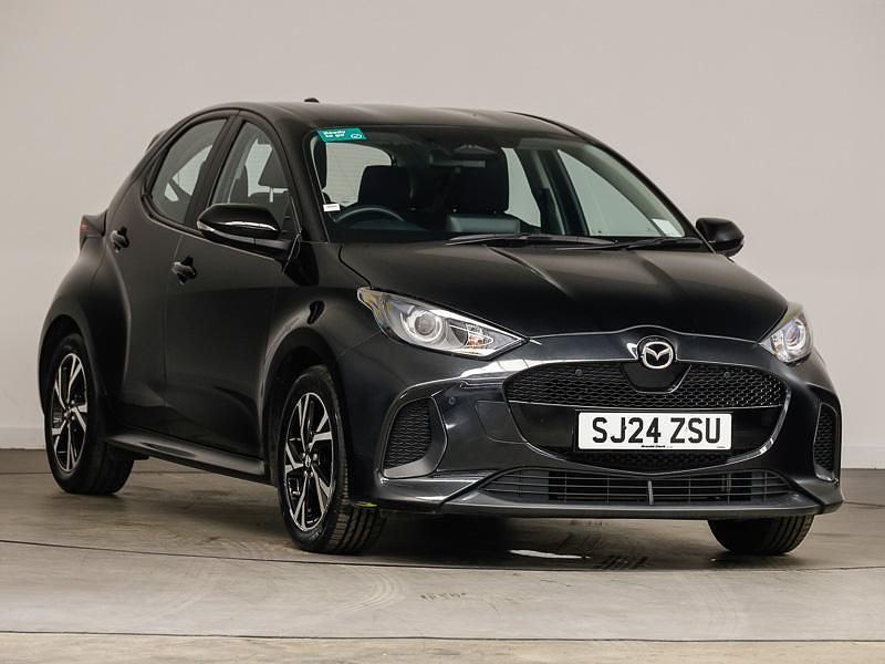 Black Used 2024 Mazda 2 Exclusive-Line Hatchback | £16,298 (Fair price) - Image 1/4