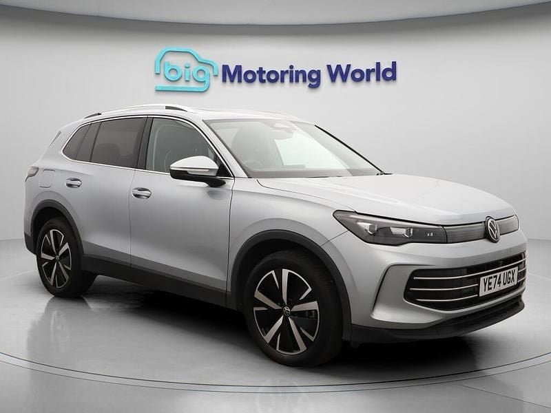 Silver Used 2024 VW Tiguan Elegance SUV | £32,000 (Expensive) - Image 1/4