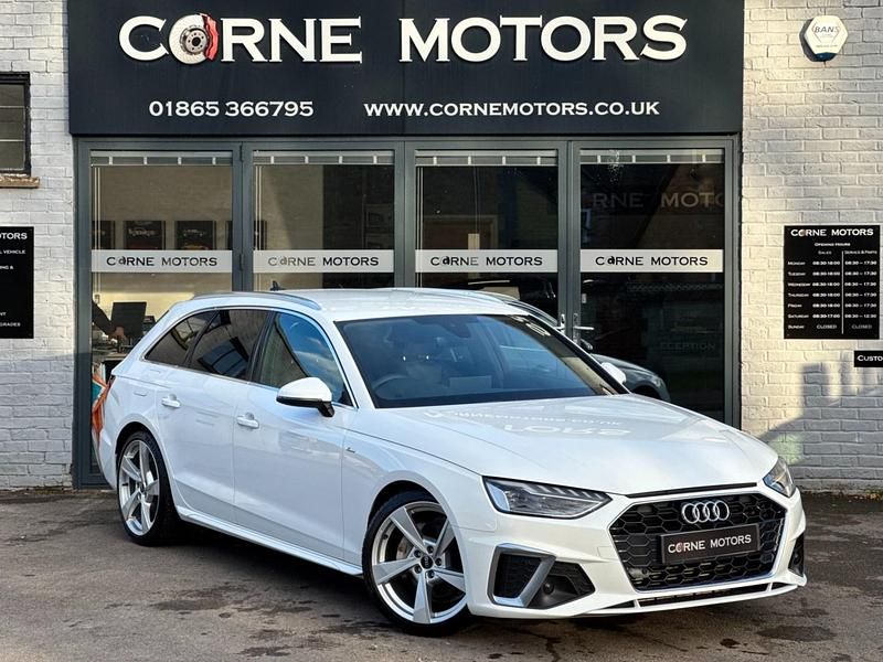 White Used 2022 Audi A4 S-Line Estate | £20,990 (Fair price) - Image 1/4
