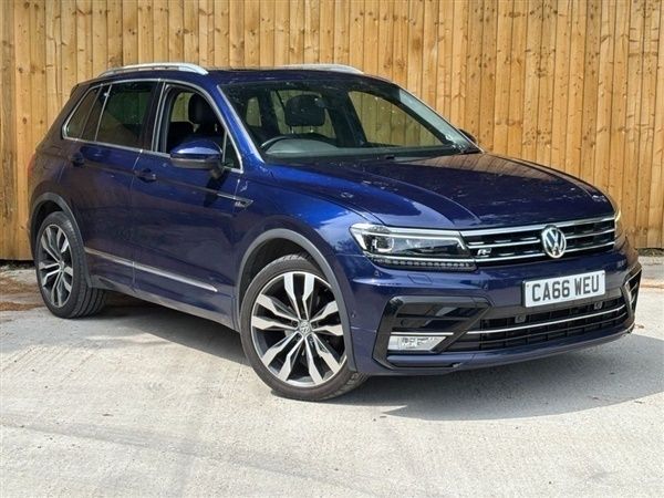 Blue Used 2017 VW Tiguan R-line SUV | £15,990 (Fair price) - Image 1/1