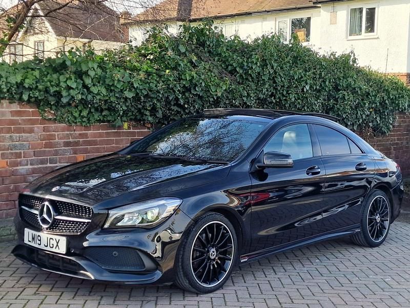 Used Mercedes CLA200 AMG line 2019 Black Sedan