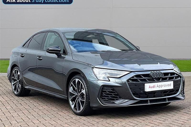 Grey Used 2024 Audi S3 Black Edition Sedan | £41,719 (Expensive) - Image 1/4