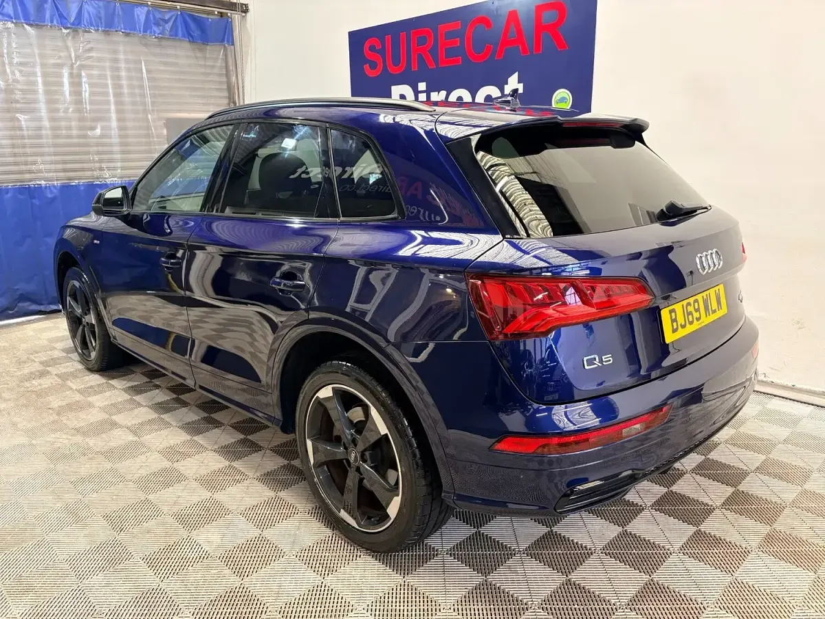 Used Audi Q5 Black Edition 190 HP (139 kW) 2019 Blue SUV