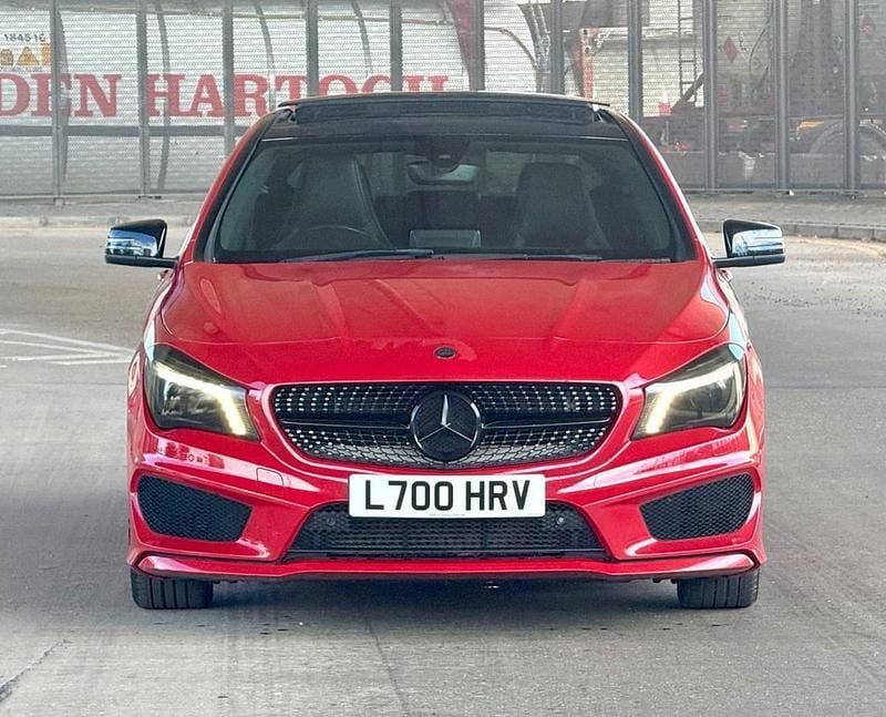 Red Used 2015 Mercedes CLA180 AMG Sedan | £8,990 (Fair price) - Image 1/4