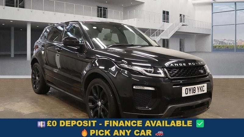 Black Used 2018 Land Rover Range Rover evoque HSE Dynamic SUV | £13,449 (Super price) - Image 1/4