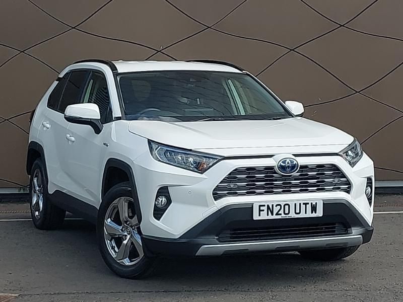 White Used 2020 Toyota RAV4 Hybrid Design SUV | £21,998 (Good price) - Image 1/4