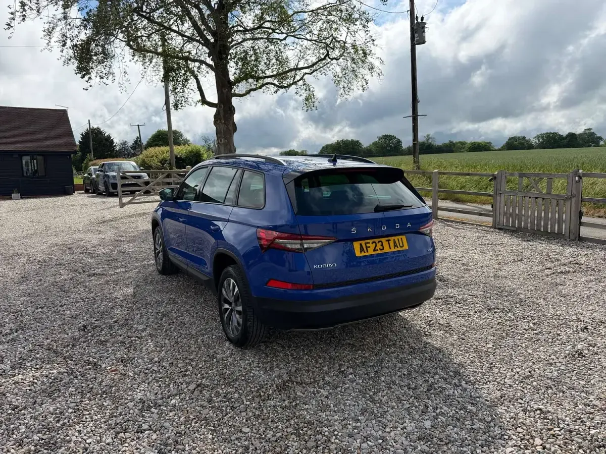 Used Skoda Kodiaq SE Drive 150 HP (110 kW) 2023 Blue SUV