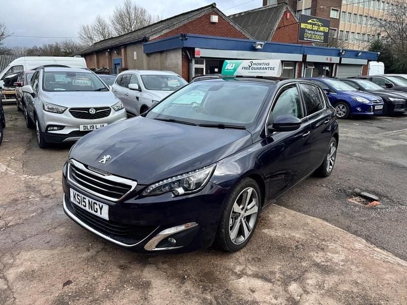 Used Peugeot 308 Allure 130 HP (95 kW) 2015 Blue Hatchback