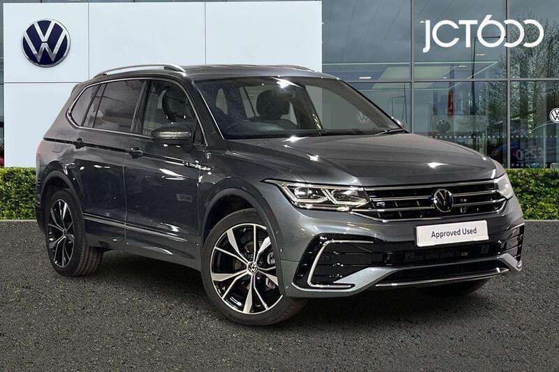 Grey Used 2024 VW Tiguan Allspace R-line SUV | £34,594 (A bit pricey) - Image 1/4