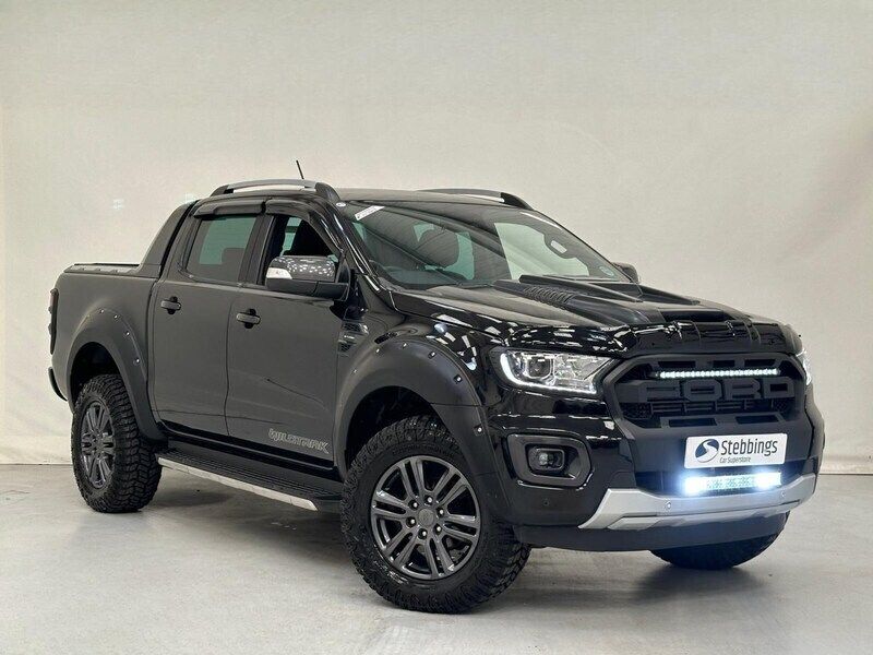 Black Used 2021 Ford Ranger Wildtrack Pickup | £27,058 (Expensive) - Image 1/4