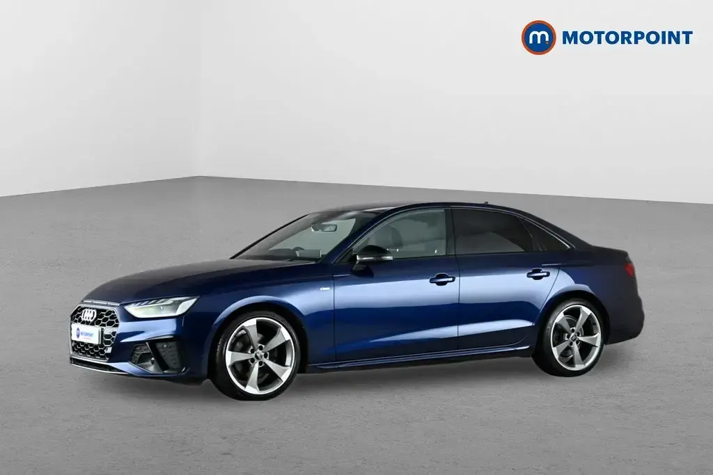 Begagnad Audi A4 Black Edition 2020 Blå Sedan