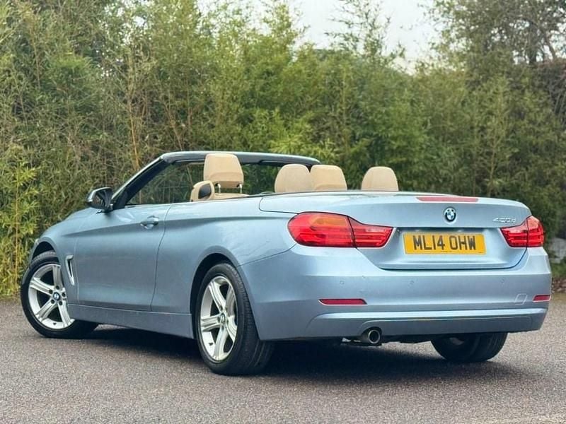 Used BMW 420 Comfort Edition 184 HP (135 kW) 2014 Blue Cabriolet