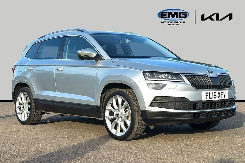 Silver Used 2019 Skoda Karoq SUV | £13,295 (Good price) - Image 1/3