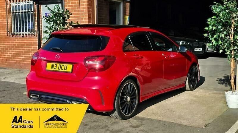 Used Mercedes A200 AMG line 2017 Red Hatchback