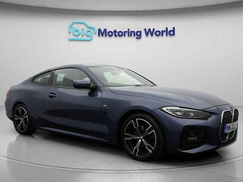 Blue Used 2020 BMW 420 M Sport Coupe | £23,300 (Expensive) - Image 1/4