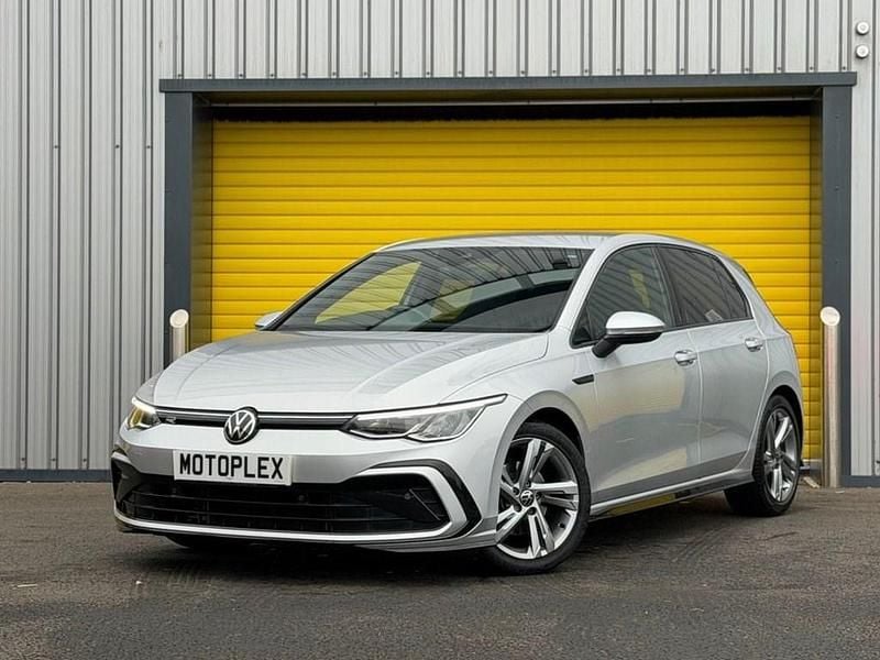 Silver Used 2021 VW Golf VII R-line Hatchback | £17,495 (Good price) - Image 1/4