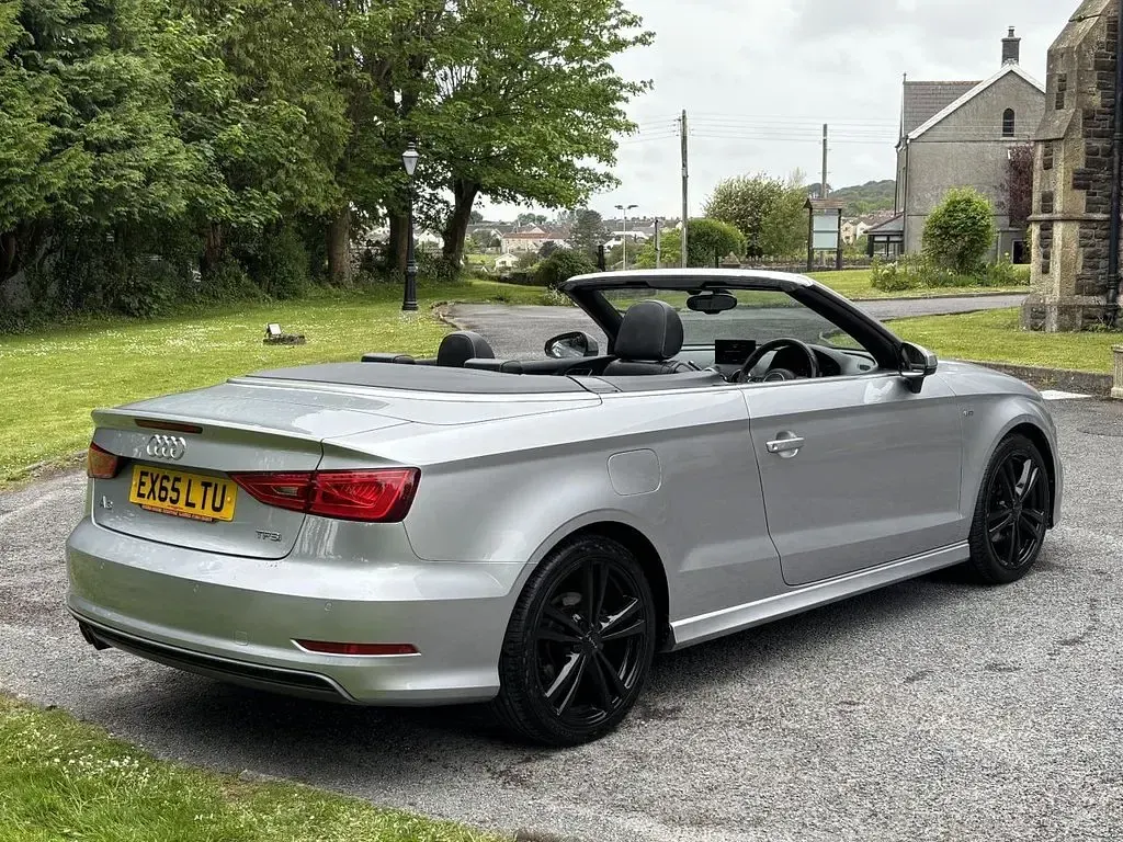Used Audi A3 Cabriolet S-Line 150 HP (110 kW) 2015 Silver Cabriolet