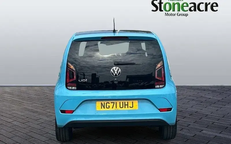 Used VW up! Black Edition 65 HP (47 kW) 2022 Blue Hatchback