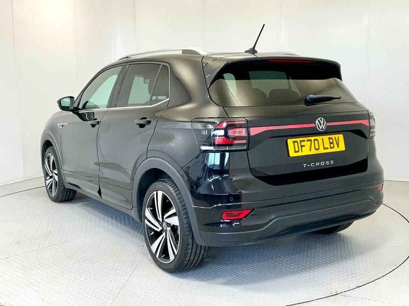 Second-hand VW T-Cross R-line 115 CP (84 kW) 2021 Negru SUV