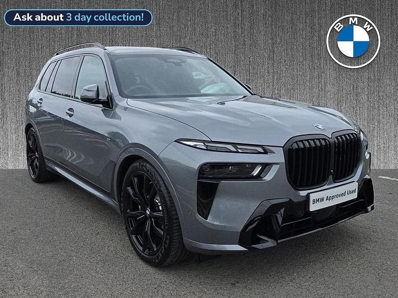 Grey Used 2025 BMW X7 M Sport SUV | £84,999 (Expensive) - Image 1/3