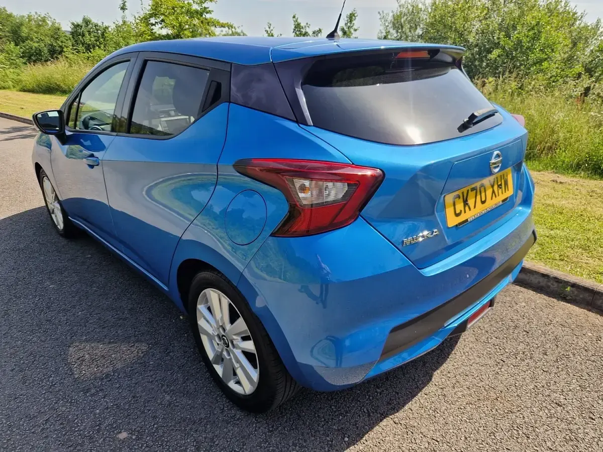 Used Nissan Micra Acenta 2020 Blue Hatchback