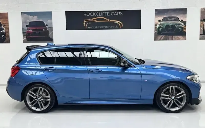 Used BMW 118 M Sport 136 HP (100 kW) 2017 Blue Hatchback