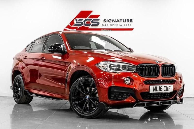 Red Used 2016 BMW X6 M Sport SUV | £20,995 (Fair price) - Image 1/1