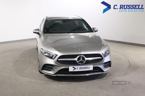 Used Mercedes A200 AMG line 163 HP (119 kW) 2020 Silver Hatchback