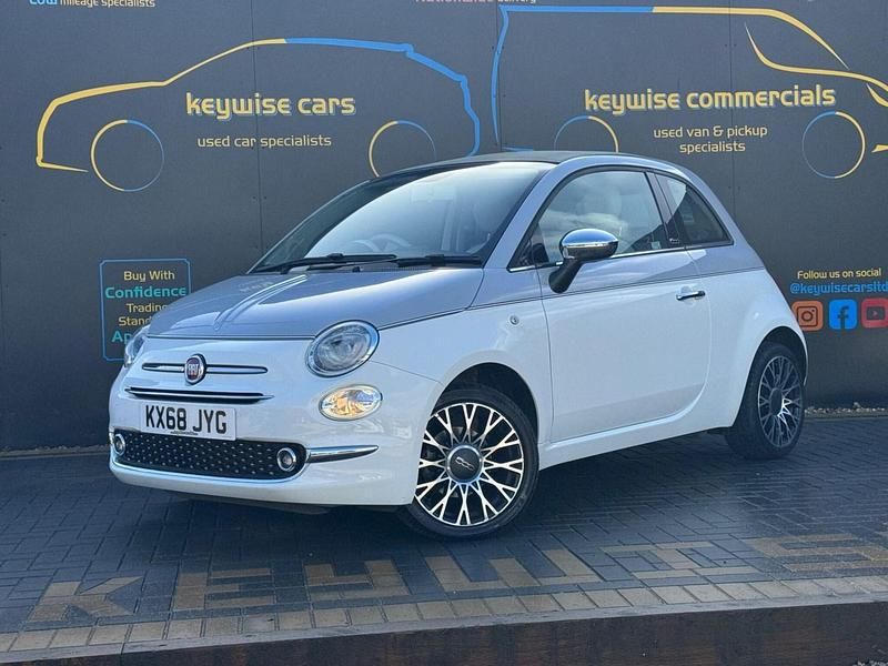 Used Fiat 500 Collezione 2018 White/grey Cabriolet