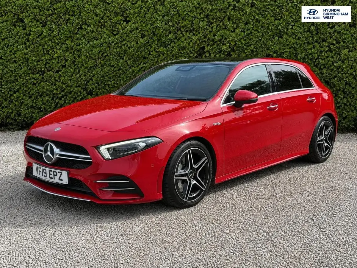 Used Mercedes A35 AMG Premium Plus 2019 Red Hatchback