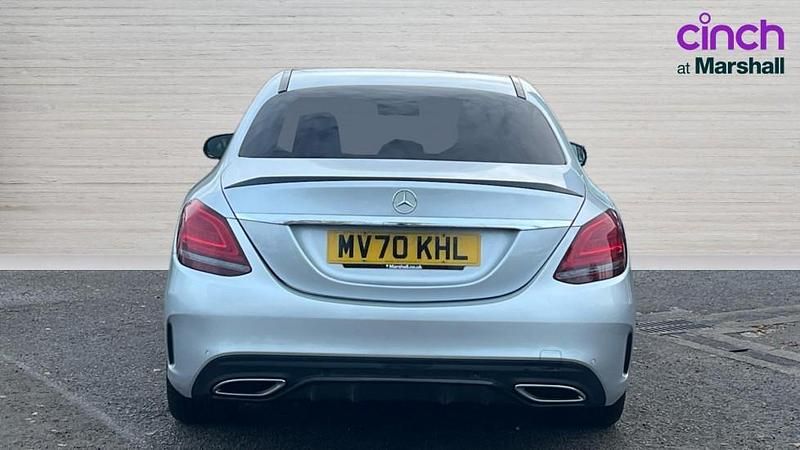 Used Mercedes C220 AMG Line Premium 194 HP (142 kW) 2020 Silver Sedan