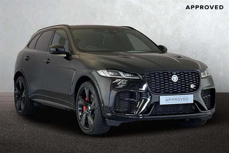 Santorini black Used 2024 Jaguar F-Pace SVR SUV | £63,195 - Image 1/4