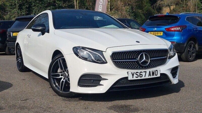 White Used 2017 Mercedes E220 AMG Line Premium Coupe | £17,795 (A bit pricey) - Image 1/4