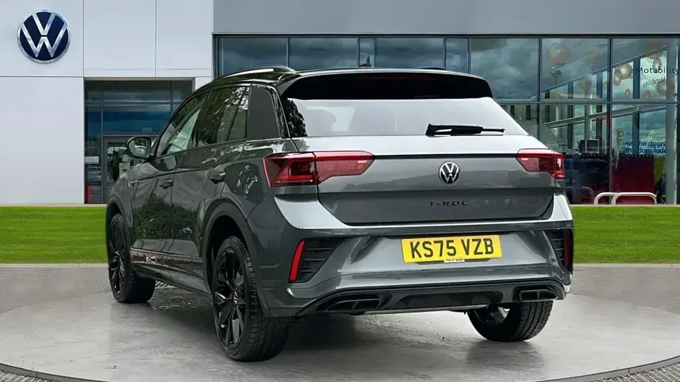 Used VW T-Roc Black Edition 150 HP (110 kW) 2025 Indium grey metallic black SUV