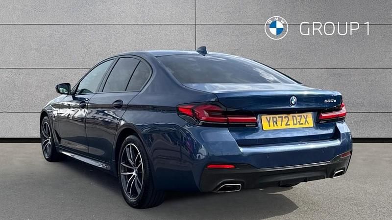Used BMW 530e M Sport 292 HP (214 kW) 2022 Blue Sedan