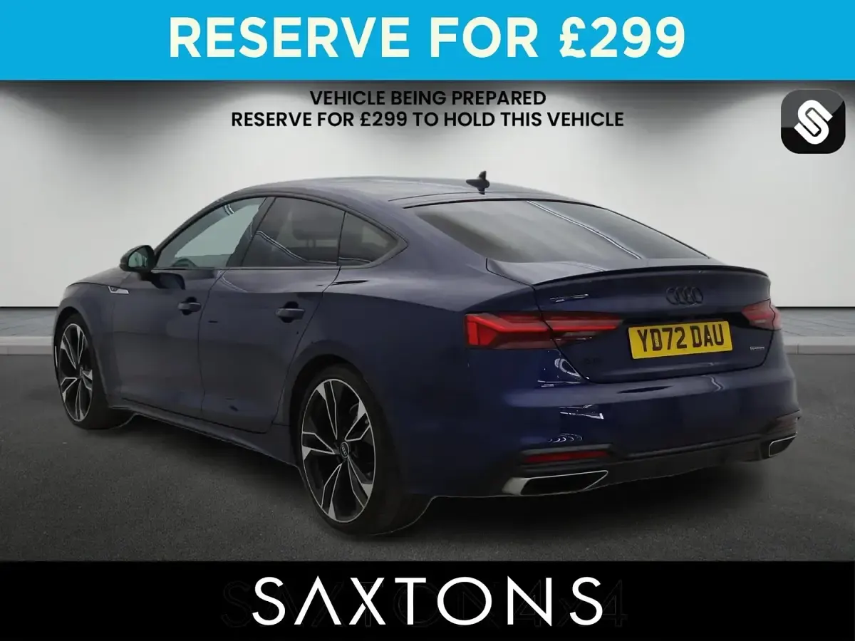 Used Audi A5 Black Edition 2022 Blue Coupe