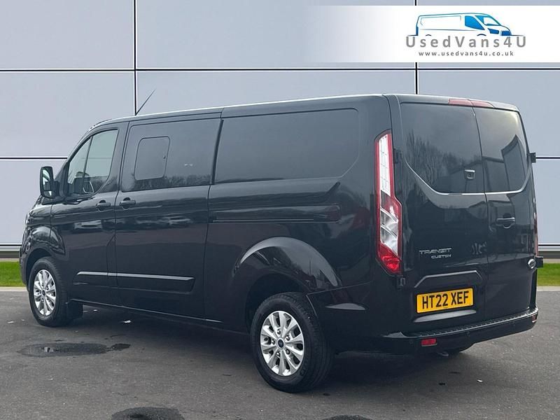 Used Ford Transit Custom Limited 130 HP (95 kW) 2022 Black Van