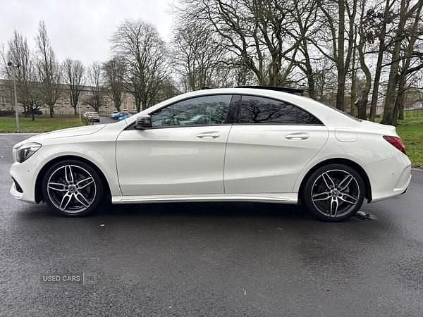 Used Mercedes CLA220 AMG line 177 HP (130 kW) 2018 White Sedan
