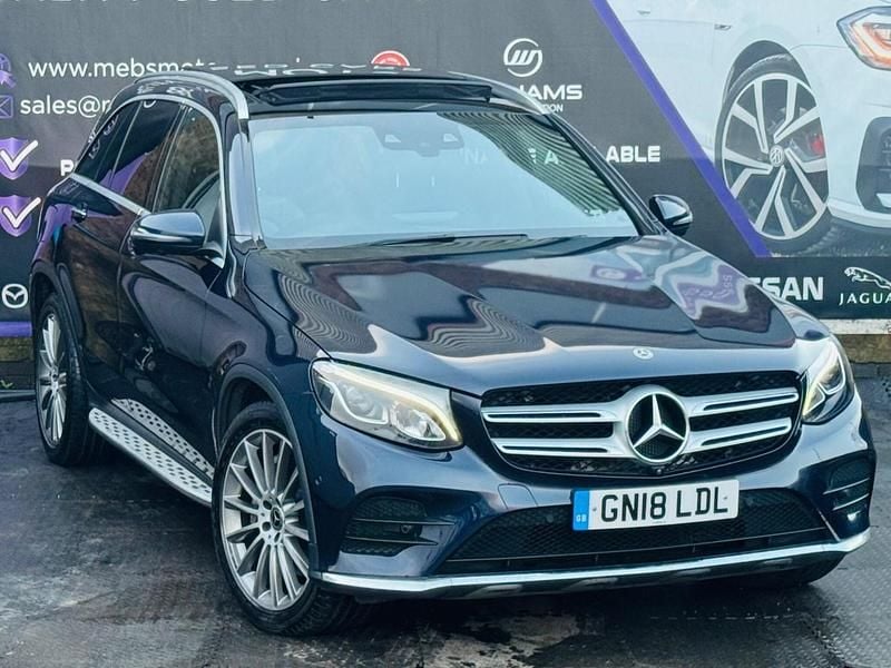 Used Mercedes GLC350 AMG line 2018 Blue Estate