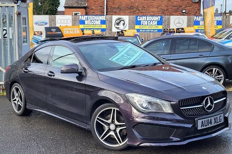 Purple Used 2014 Mercedes CLA220 AMG Sedan | £7,995 (Good price) - Image 1/1