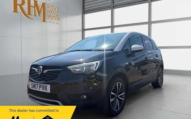 Used Vauxhall Crossland X Elite 110 HP (80 kW) 2017 Black SUV