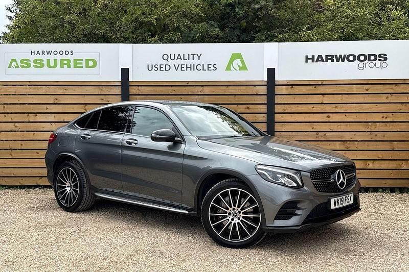 Grey Used 2019 Mercedes GLC250 AMG Line Premium Coupe | £22,990 (Fair price) - Image 1/3