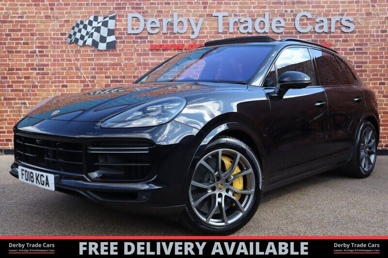 Black Used 2018 Porsche Cayenne Turbo SUV | £44,990 (Super price) - Image 1/4