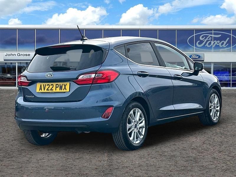 Usado Ford Fiesta Titanium 2022 Azul Citadino