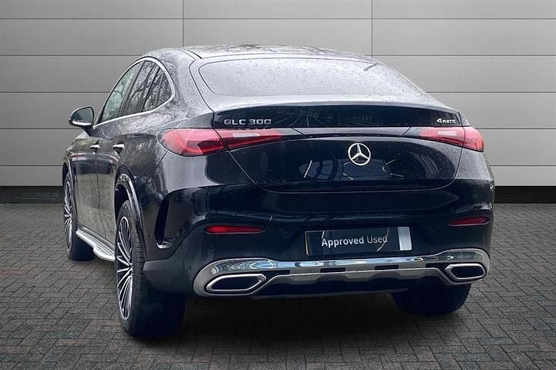 Used Mercedes GLC300 AMG line 258 HP (189 kW) 2025 Obsidian black Coupe