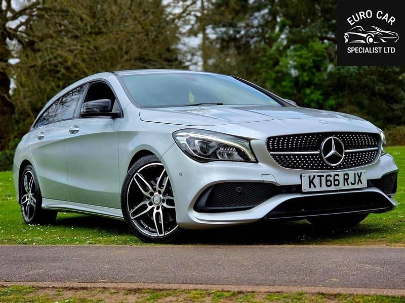 Used Mercedes CLA220 Shooting Brake AMG line 177 HP (130 kW) 2017 Silver Estate
