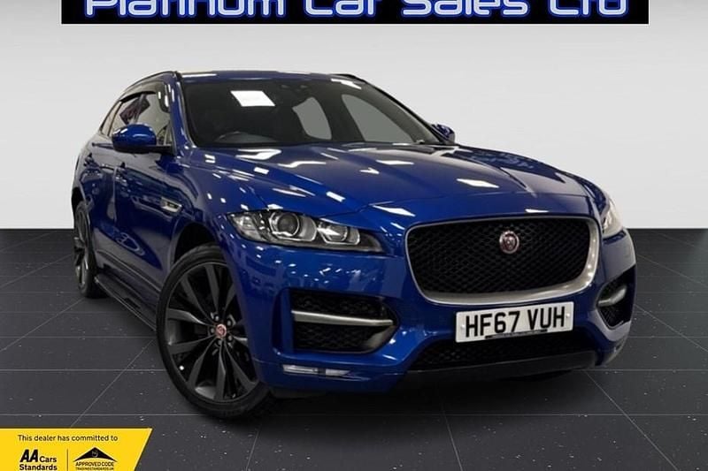 Blue Used 2017 Jaguar F-Pace R-Sport SUV | £17,995 (Expensive) - Image 1/1