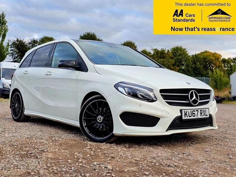 White Used 2017 Mercedes B200 AMG Line Premium Plus MPV | £10,488 (Fair price) - Image 1/4